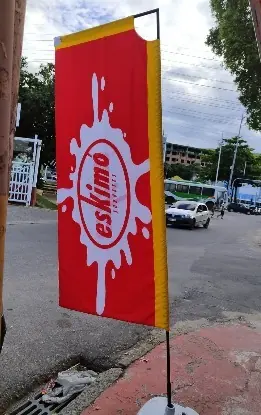 Windbanner Brisa Flag instalado em cliente, foto 3